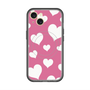 スリムプロテクションプレミアムケース with MagSafe［ Dot Hearts - Pink ］
