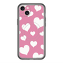 スリムプロテクションプレミアムケース with MagSafe［ Dot Hearts - Pink ］