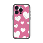 スリムプロテクションプレミアムケース with MagSafe［ Dot Hearts - Pink ］