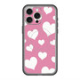 スリムプロテクションプレミアムケース with MagSafe［ Dot Hearts - Pink ］