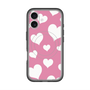 スリムプロテクションプレミアムケース with MagSafe［ Dot Hearts - Pink ］