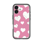 スリムプロテクションプレミアムケース with MagSafe［ Dot Hearts - Pink ］