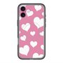 スリムプロテクションプレミアムケース with MagSafe［ Dot Hearts - Pink ］