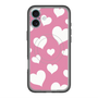 スリムプロテクションプレミアムケース with MagSafe［ Dot Hearts - Pink ］