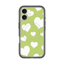 スリムプロテクションプレミアムケース with MagSafe［ Dot Hearts - Green ］