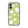 スリムプロテクションプレミアムケース with MagSafe［ Dot Hearts - Green ］