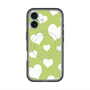 スリムプロテクションプレミアムケース with MagSafe［ Dot Hearts - Green ］