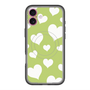 スリムプロテクションプレミアムケース with MagSafe［ Dot Hearts - Green ］