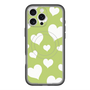 スリムプロテクションプレミアムケース with MagSafe［ Dot Hearts - Green ］