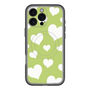 スリムプロテクションプレミアムケース with MagSafe［ Dot Hearts - Green ］