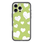 スリムプロテクションプレミアムケース with MagSafe［ Dot Hearts - Green ］