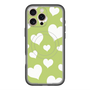 スリムプロテクションプレミアムケース with MagSafe［ Dot Hearts - Green ］