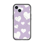 スリムプロテクションプレミアムケース with MagSafe［ Dot Hearts - Purple ］