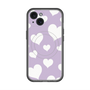 スリムプロテクションプレミアムケース with MagSafe［ Dot Hearts - Purple ］