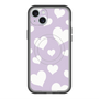 スリムプロテクションプレミアムケース with MagSafe［ Dot Hearts - Purple ］
