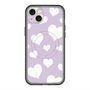 スリムプロテクションプレミアムケース with MagSafe［ Dot Hearts - Purple ］