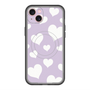 スリムプロテクションプレミアムケース with MagSafe［ Dot Hearts - Purple ］