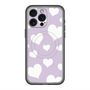 スリムプロテクションプレミアムケース with MagSafe［ Dot Hearts - Purple ］