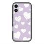 スリムプロテクションプレミアムケース with MagSafe［ Dot Hearts - Purple ］