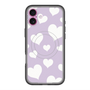 スリムプロテクションプレミアムケース with MagSafe［ Dot Hearts - Purple ］