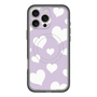 スリムプロテクションプレミアムケース with MagSafe［ Dot Hearts - Purple ］