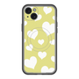 スリムプロテクションプレミアムケース with MagSafe［ Dot Hearts - Yellow ］