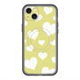 スリムプロテクションプレミアムケース with MagSafe［ Dot Hearts - Yellow ］