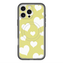 スリムプロテクションプレミアムケース with MagSafe［ Dot Hearts - Yellow ］
