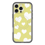 スリムプロテクションプレミアムケース with MagSafe［ Dot Hearts - Yellow ］