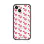 スリムプロテクションプレミアムケース with MagSafe［ Stripe Hearts - Pink ］
