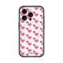 スリムプロテクションプレミアムケース with MagSafe［ Stripe Hearts - Pink ］