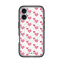 スリムプロテクションプレミアムケース with MagSafe［ Stripe Hearts - Pink ］