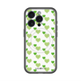 スリムプロテクションプレミアムケース with MagSafe［ Stripe Hearts - Green ］