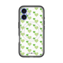 スリムプロテクションプレミアムケース with MagSafe［ Stripe Hearts - Green ］