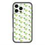 スリムプロテクションプレミアムケース with MagSafe［ Stripe Hearts - Green ］