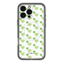 スリムプロテクションプレミアムケース with MagSafe［ Stripe Hearts - Green ］