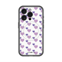 スリムプロテクションプレミアムケース with MagSafe［ Stripe Hearts - Purple ］
