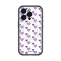 スリムプロテクションプレミアムケース with MagSafe［ Stripe Hearts - Purple ］
