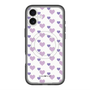 スリムプロテクションプレミアムケース with MagSafe［ Stripe Hearts - Purple ］