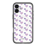 スリムプロテクションプレミアムケース with MagSafe［ Stripe Hearts - Purple ］