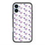 スリムプロテクションプレミアムケース with MagSafe［ Stripe Hearts - Purple ］