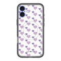 スリムプロテクションプレミアムケース with MagSafe［ Stripe Hearts - Purple ］