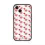 スリムプロテクションプレミアムケース with MagSafe［ Stripe Hearts - Red ］
