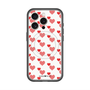 スリムプロテクションプレミアムケース with MagSafe［ Stripe Hearts - Red ］