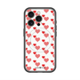 スリムプロテクションプレミアムケース with MagSafe［ Stripe Hearts - Red ］