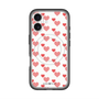 スリムプロテクションプレミアムケース with MagSafe［ Stripe Hearts - Red ］