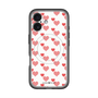 スリムプロテクションプレミアムケース with MagSafe［ Stripe Hearts - Red ］