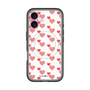 スリムプロテクションプレミアムケース with MagSafe［ Stripe Hearts - Red ］