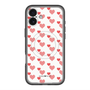 スリムプロテクションプレミアムケース with MagSafe［ Stripe Hearts - Red ］