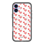 スリムプロテクションプレミアムケース with MagSafe［ Stripe Hearts - Red ］